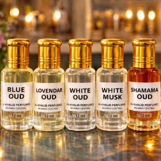 🌿 Premium 5-Piece Oud Attar Collection